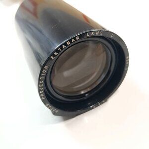 Vintage Kodak Carousel 600 Slide Projector EKTANAR projection lens 5" F:3.5 part